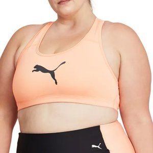 PUMA Mid Impact 4Keeps Women's Sports Bra in Peach